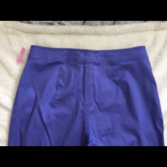 Debra Deroo purple pants, sz M, NWT $132.00 - Picture 8 of 8